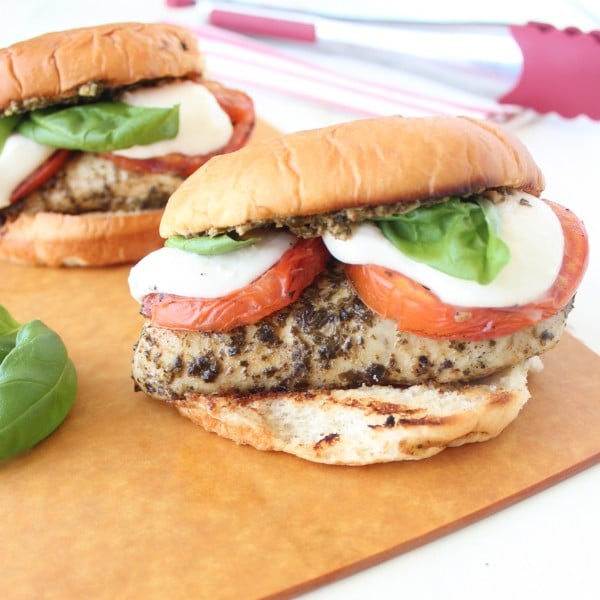 Caprese Grilled Chicken Sandwich