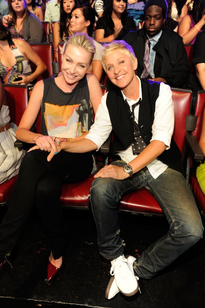 Cute Portia de Rossi and Ellen DeGeneres Pictures