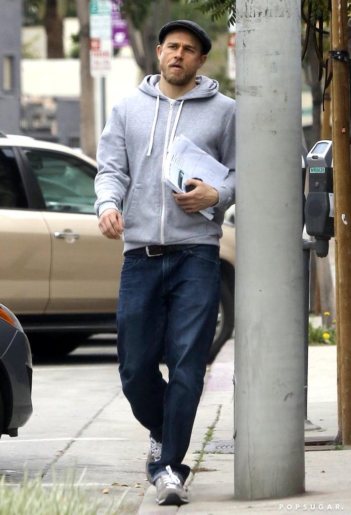 Charlie Hunnam and Morgana McNelis Shopping in LA Pictures