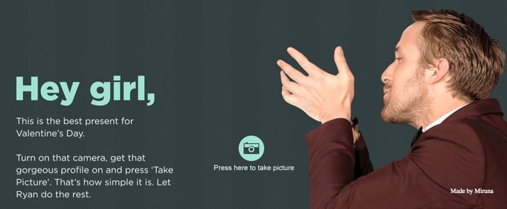 Kissing Ryan Gosling Website
