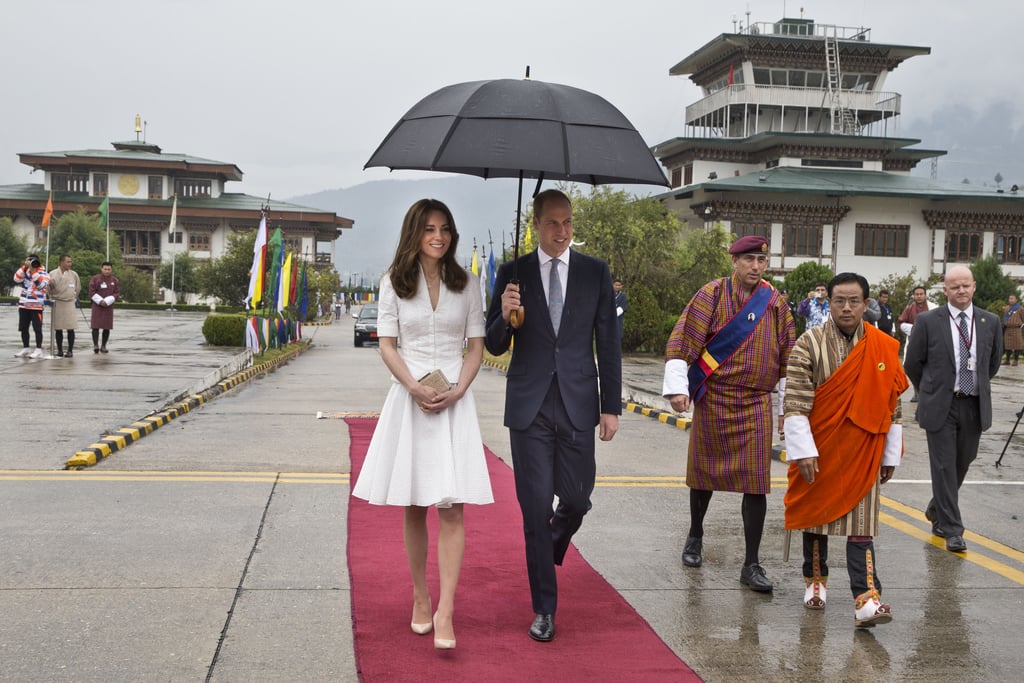 Kate Middleton Alexander McQueen Suit Bhutan 2016