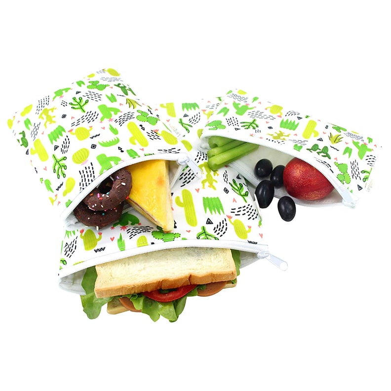 Reusable Sandwich Bags - Premium Reusable Snack Bags For Kids