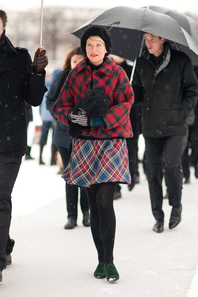 Plaid on plaid is Winter's perfect print on print.
Source: Le 21ème | Adam Katz Sinding