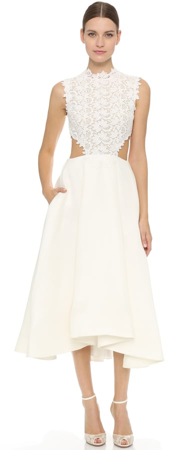 Monique Lhuillier Tea-Length Dress ($3,400)