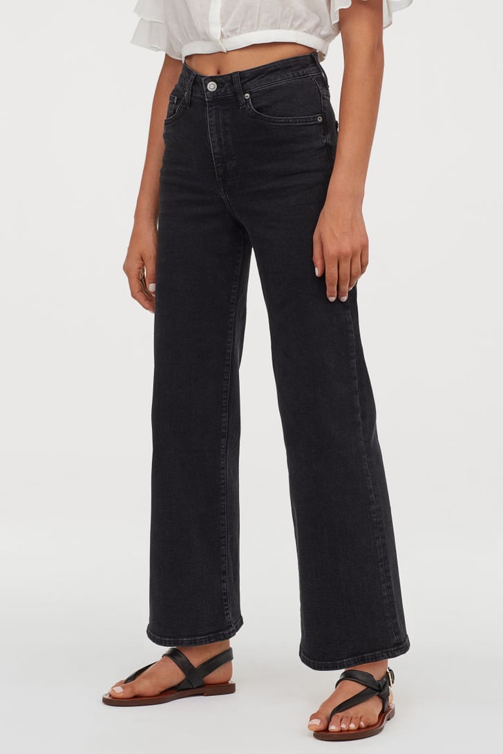 H&M Wide High Ankle Jeans | Best New H&M Clothes June 2019 | POPSUGAR ...