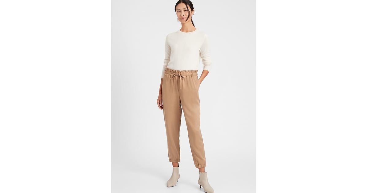Banana Republic Tencel Paperbag Jogger The Most Comfortable Pants For