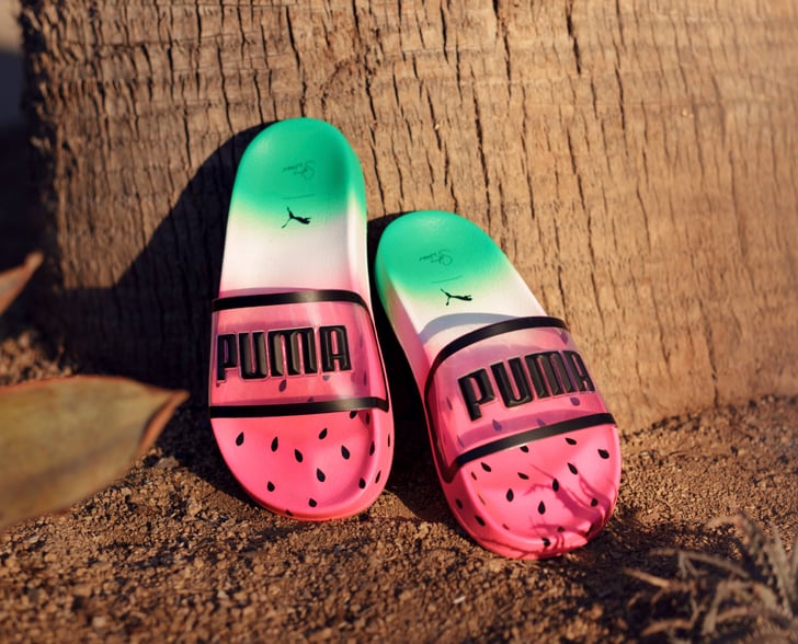 puma watermelon sandals