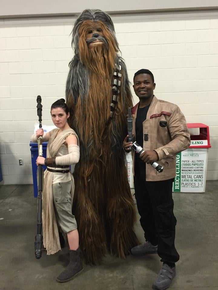 And they found Chewbacca! Where's BB-8?