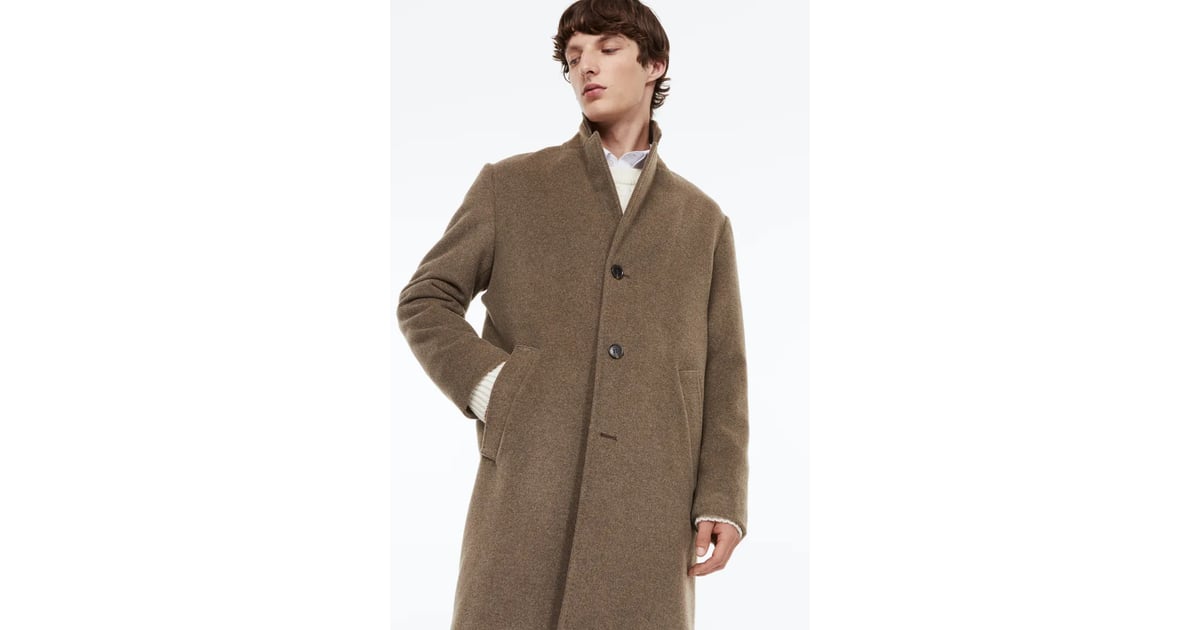 Best Relaxed-Fit Peacoat For Men: H&M Essentials No 1: The Coat