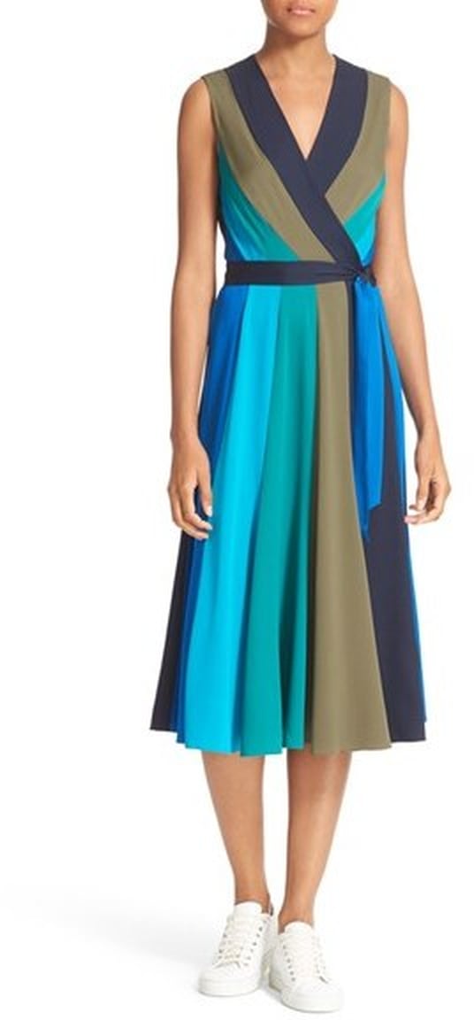 Michelle Obama's Colorblock DVF Dress Christmas 2016 | PS Fashion