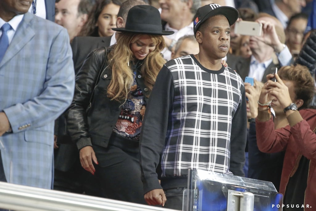 Beyonce, Jay Z, and David Beckham at a Soccer Game Together