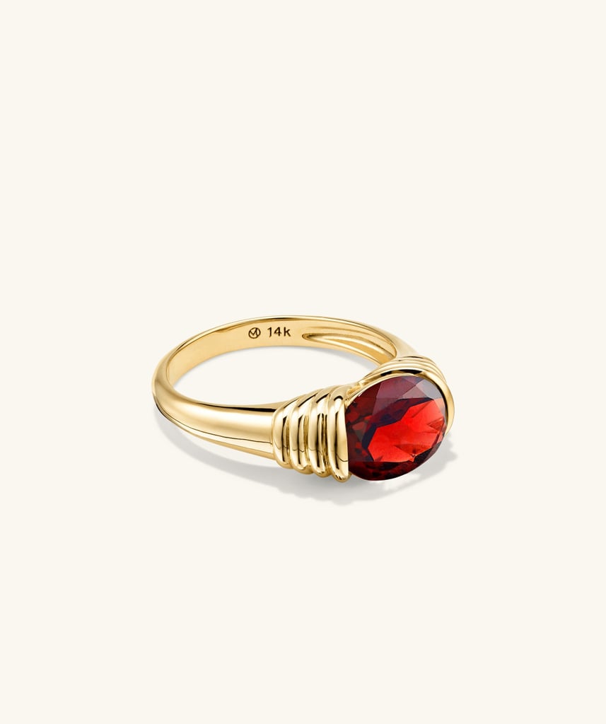 Mejuri 14k Gold Handcrafted Heirloom Ring