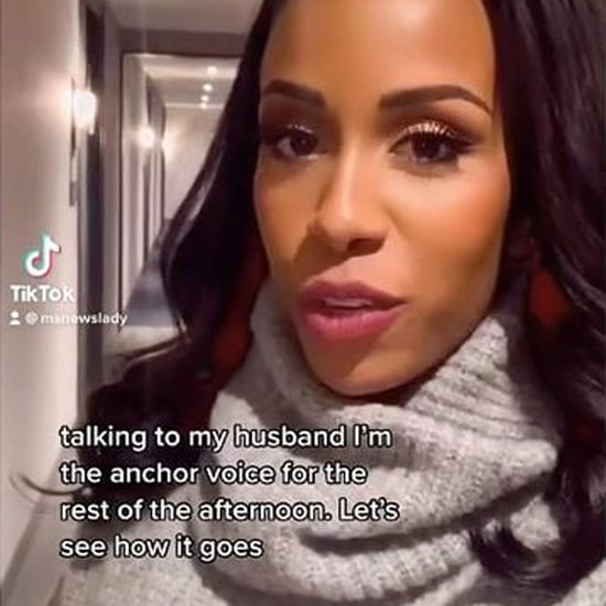 See This Journalist Use Her "News Anchor" Voice on Husband