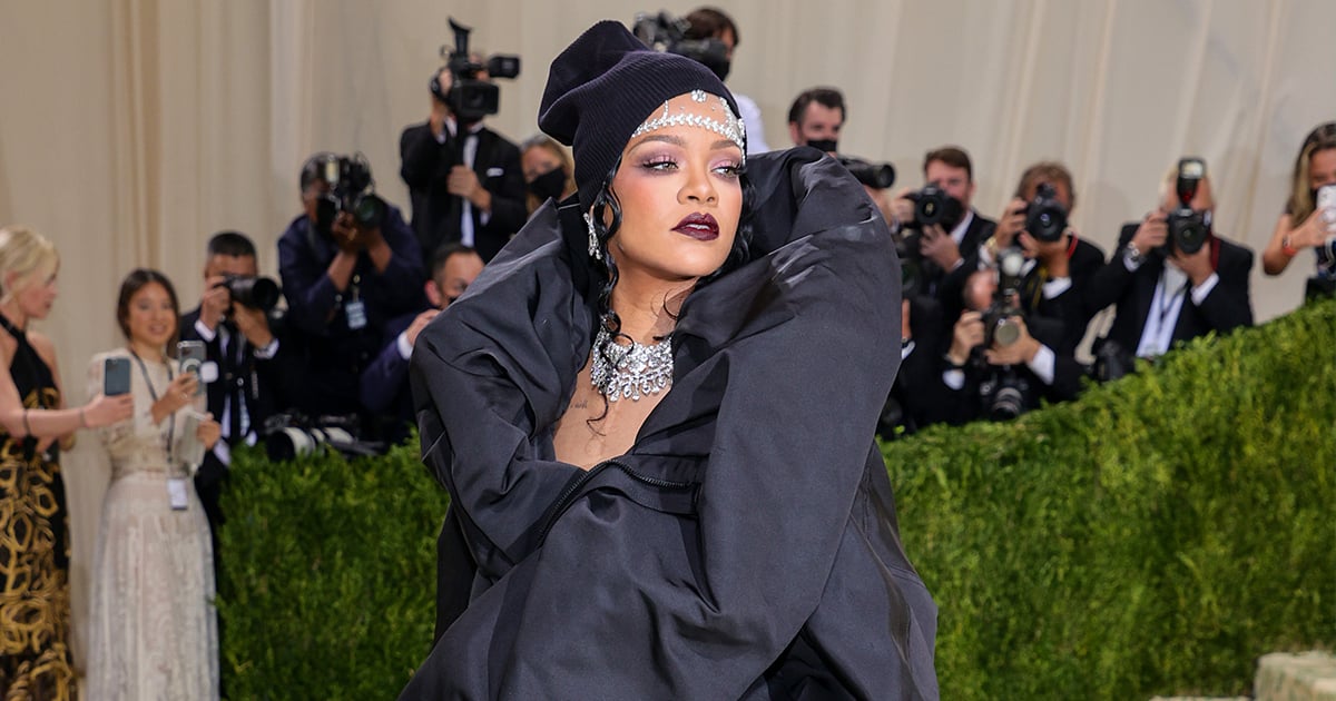 Rihanna's Balenciaga Dress at the Met Gala 2021 | POPSUGAR Fashion