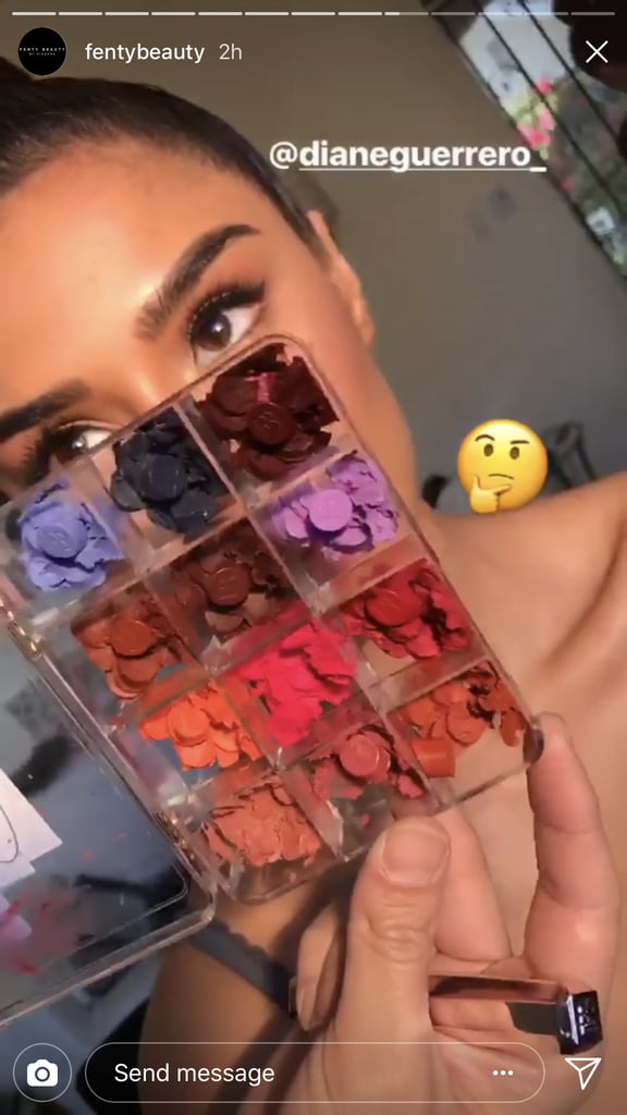 We have the DIY lipstick palette again! This time it was with Diane Guerrero.