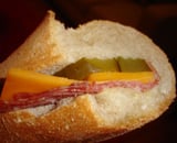 Salami and Pickle Party Sub