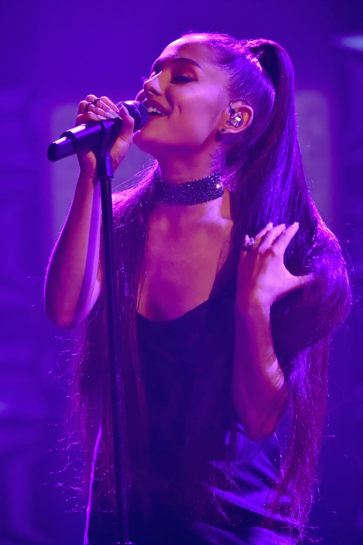 Ariana Grande at 2018 Songwriters Hall of Fame Dinner Photos | POPSUGAR ...