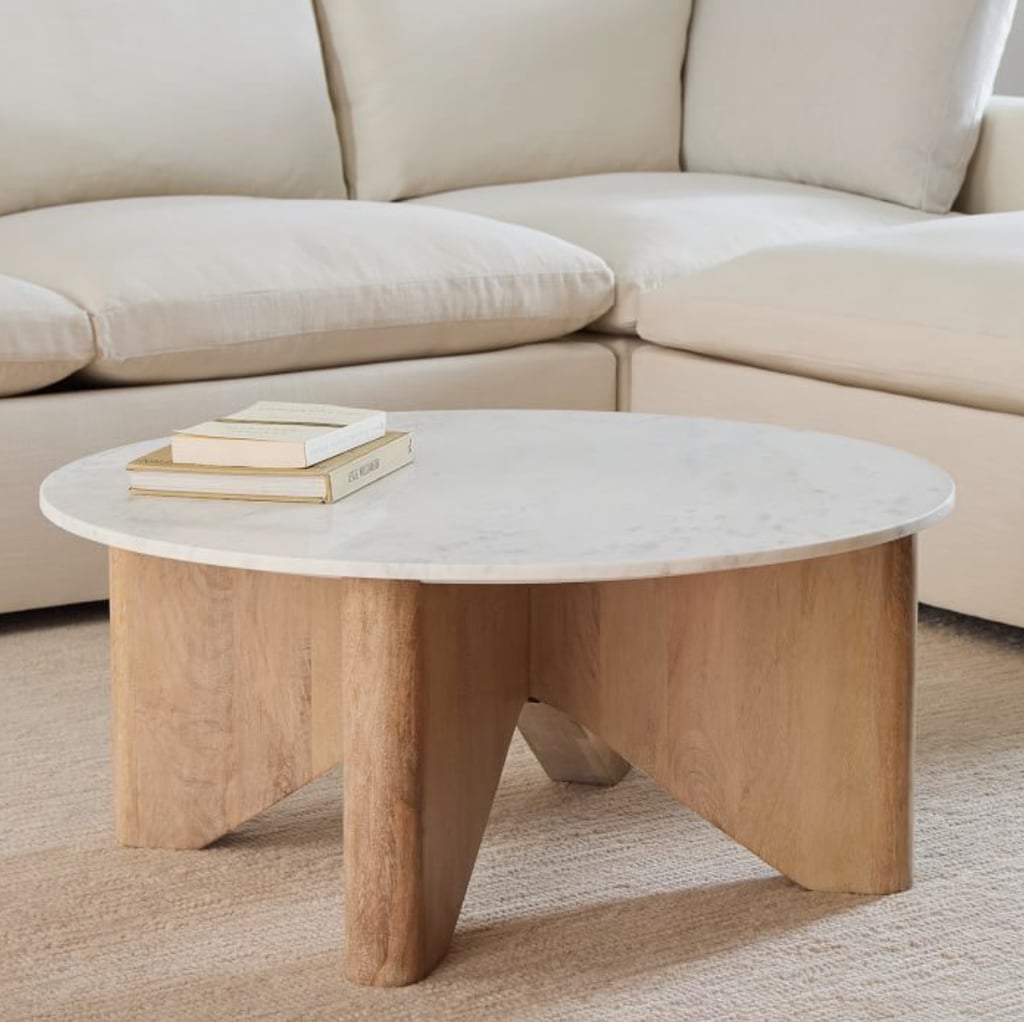 A Chic Coffee Table: West Elm Maddox Round Coffee Table