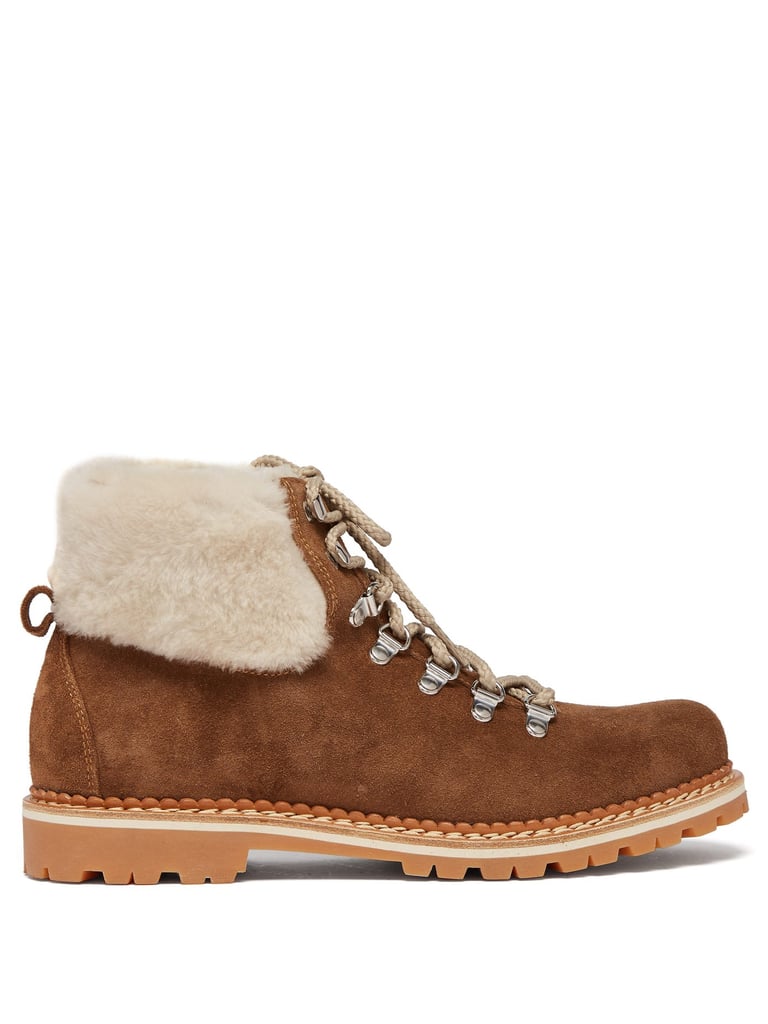 Camelia Shearling-Lined Suede Boots