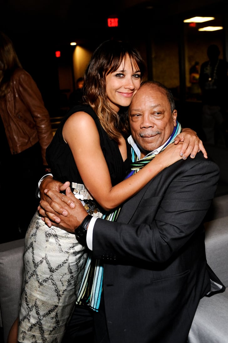Rashida Jones Celebrities With Their Dads Pictures POPSUGAR