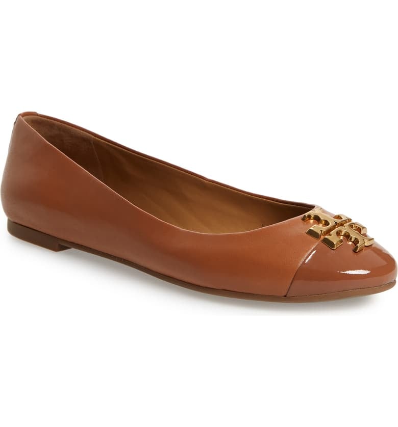 Tory Burch Everly Cap Toe Ballet Flats