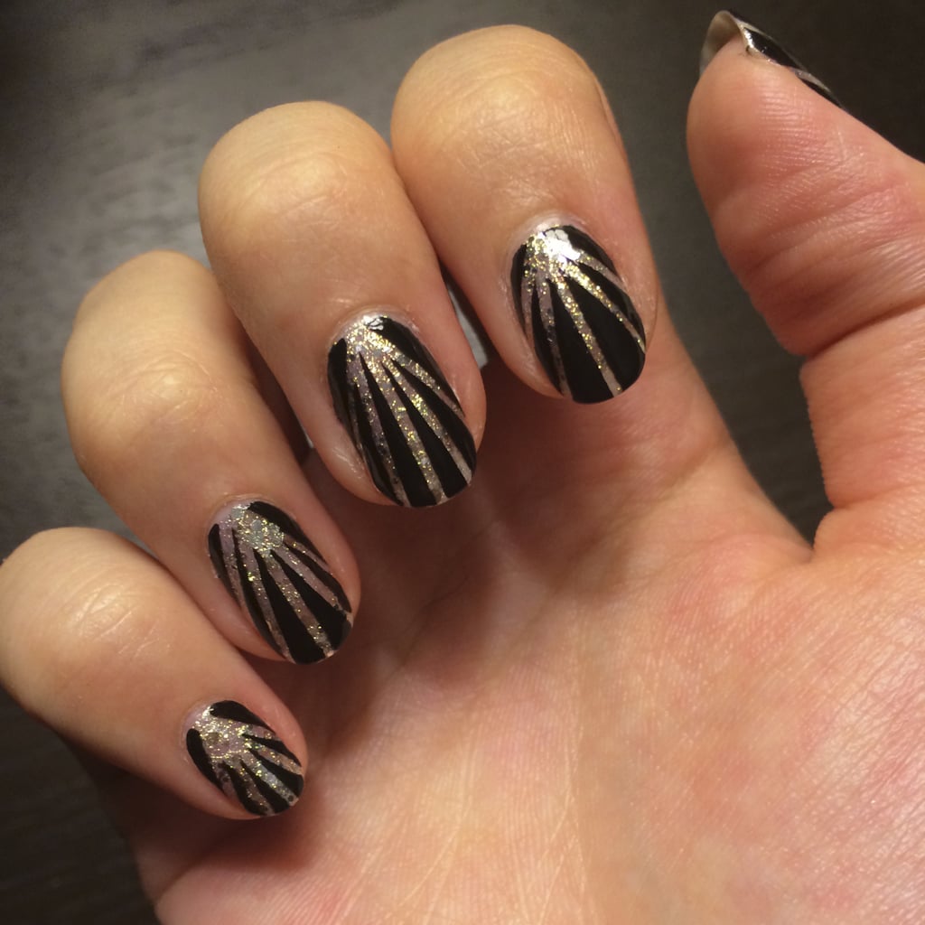 Make your nails look like fireworks for Fourth of July.