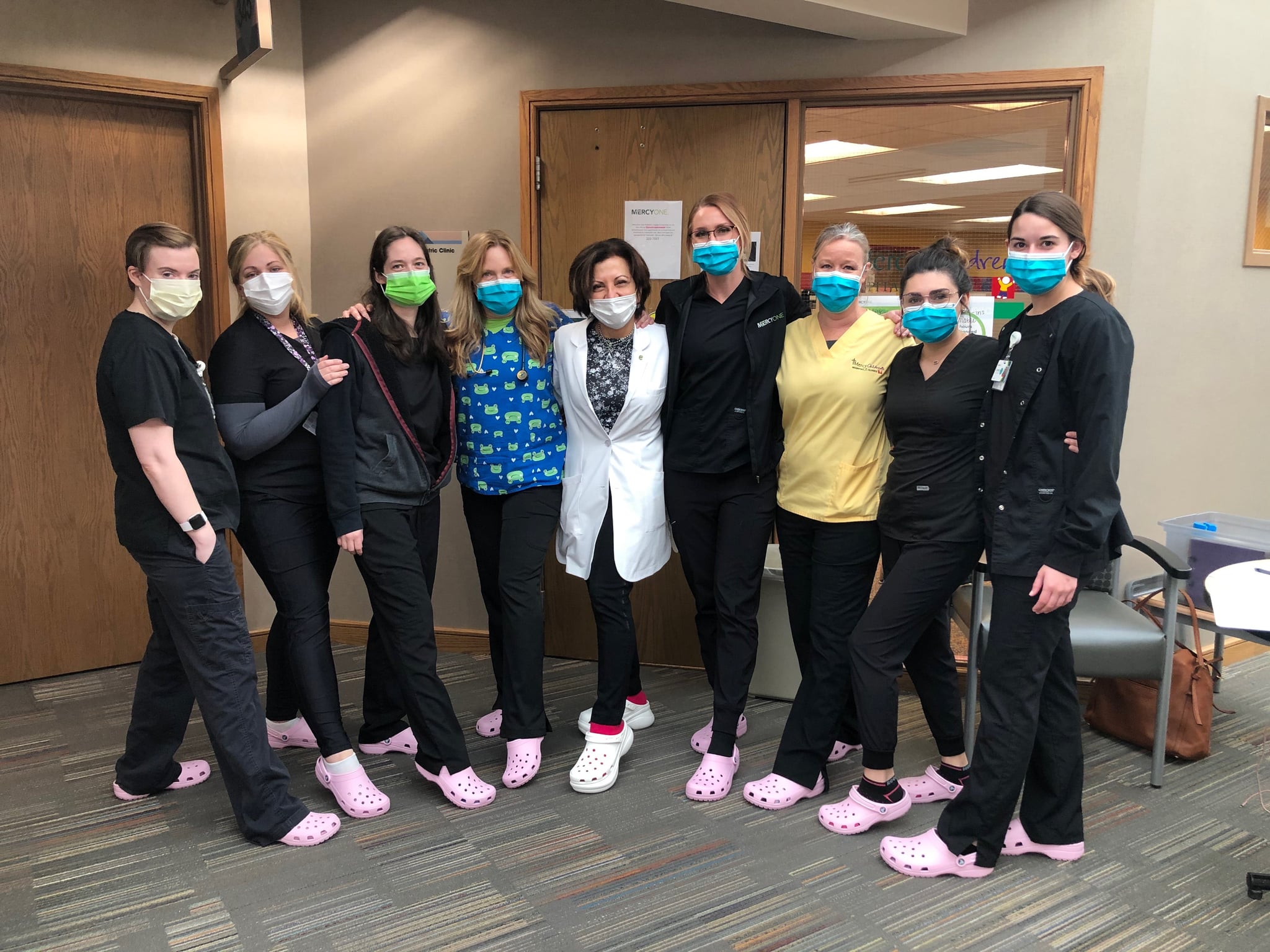 nurses in crocs