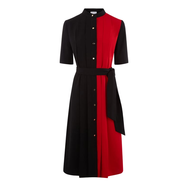 Warehouse Two-Tone Dress