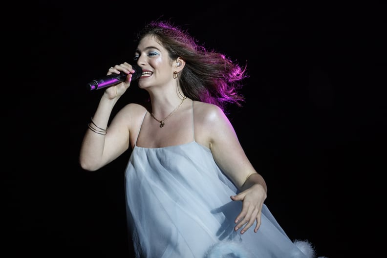 BARCELONA, SPAIN - JUNE 02:  Lorde performs in concert during day 4 of the Primavera Sound Festival on June 2, 2018 in Barcelona, Spain.  (Photo by Xavi Torrent/WireImage)