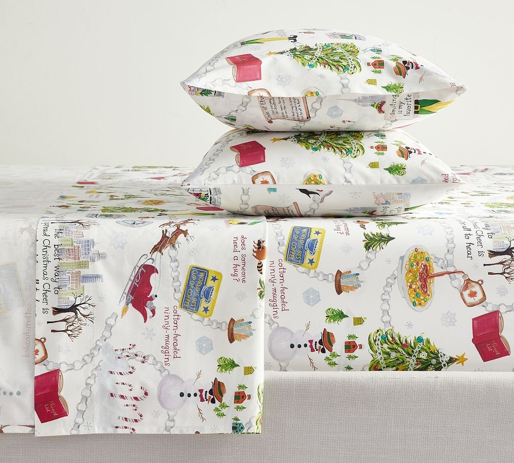 Pottery Barn Elf Percale Sheet Set