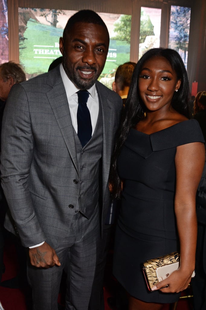 Idris Elba and Family at the Evening Standard Awards