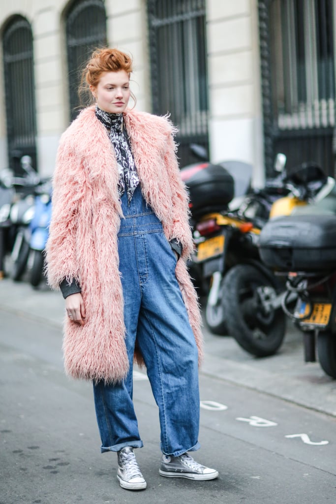 Street style at Paris Haute Couture Week Spring 2017.