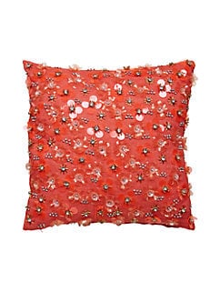 Beaded Square Pillow
