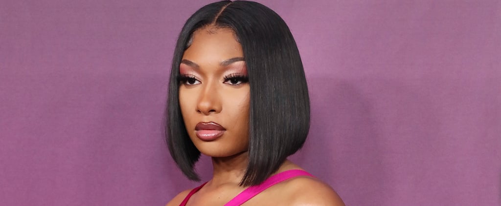 Megan Thee Stallion's Sherbet-Colored Catsuit Has Cutouts For Days