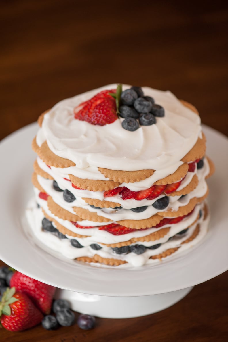 Coconut Berry Icebox Cake