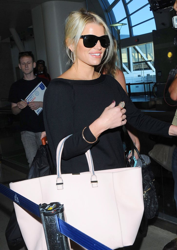 Jessica Simpson caught a flight out of LAX solo on Tuesday. | Celebrity ...