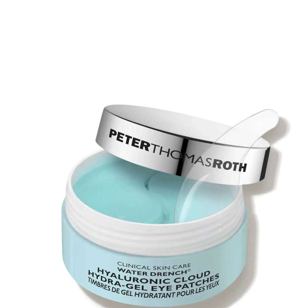 Peter Thomas Roth Water Drench Hyaluronic Cloud Hydra-Gel Eye Patches ($45, originally $56)
Give dry under-eyes the surge of moisture they need with these Water Drench Hyaluronic Cloud Hydra-Gel Eye Patches from Peter Thomas Roth. Infused with hyaluronic acid, ceramides, marshmallow-root extract, and caffeine, these eye patches will help depuff and soften the look of fine lines. They're also great for those prone to dryness. You get 30 pairs in one container.