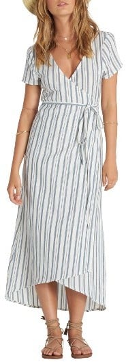 Show off just a hint of cleavage in this Billabong Wrap Midi Dress ($60).