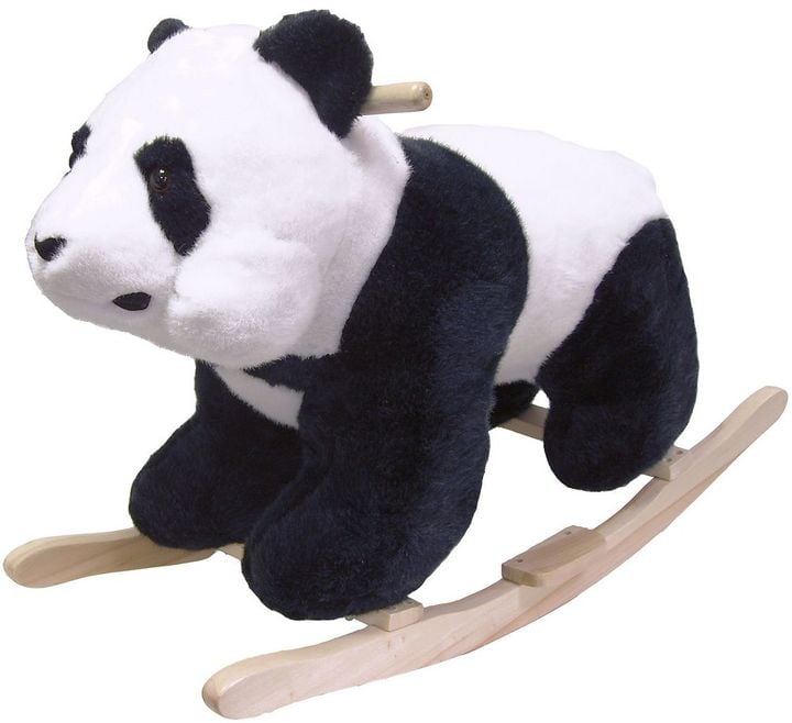 Happy Trails Plush Rocking Panda Bear