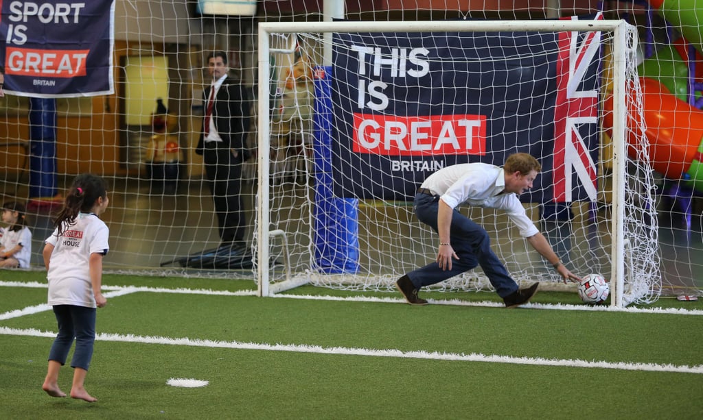 Prince Harry at the World Cup in Brazil