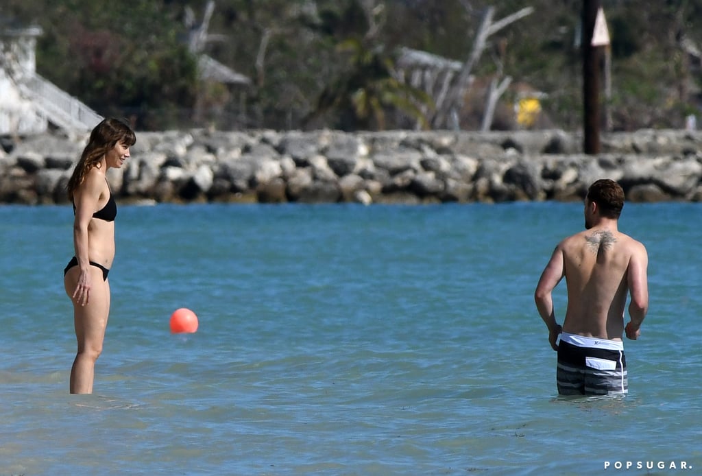 Justin Timberlake and Jessica Biel in the Caribbean 2016