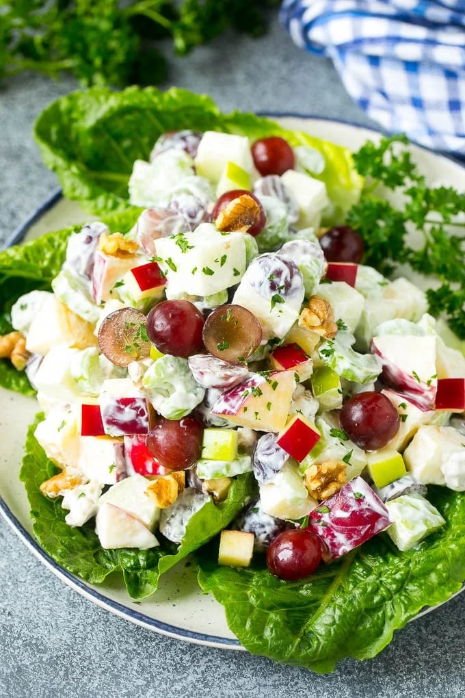 Healthy School Lunch Ideas: Waldorf Salad