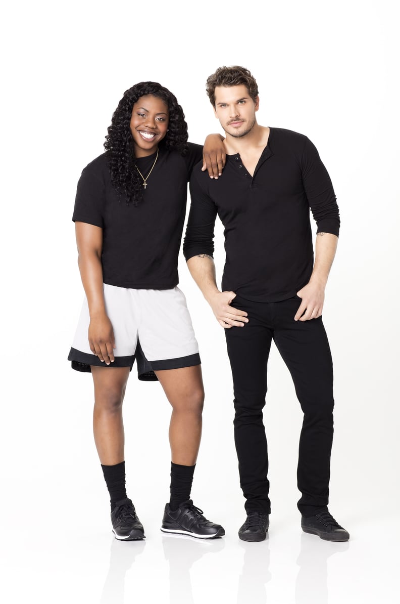 Arike Ogunbowale and Gleb Savchenko