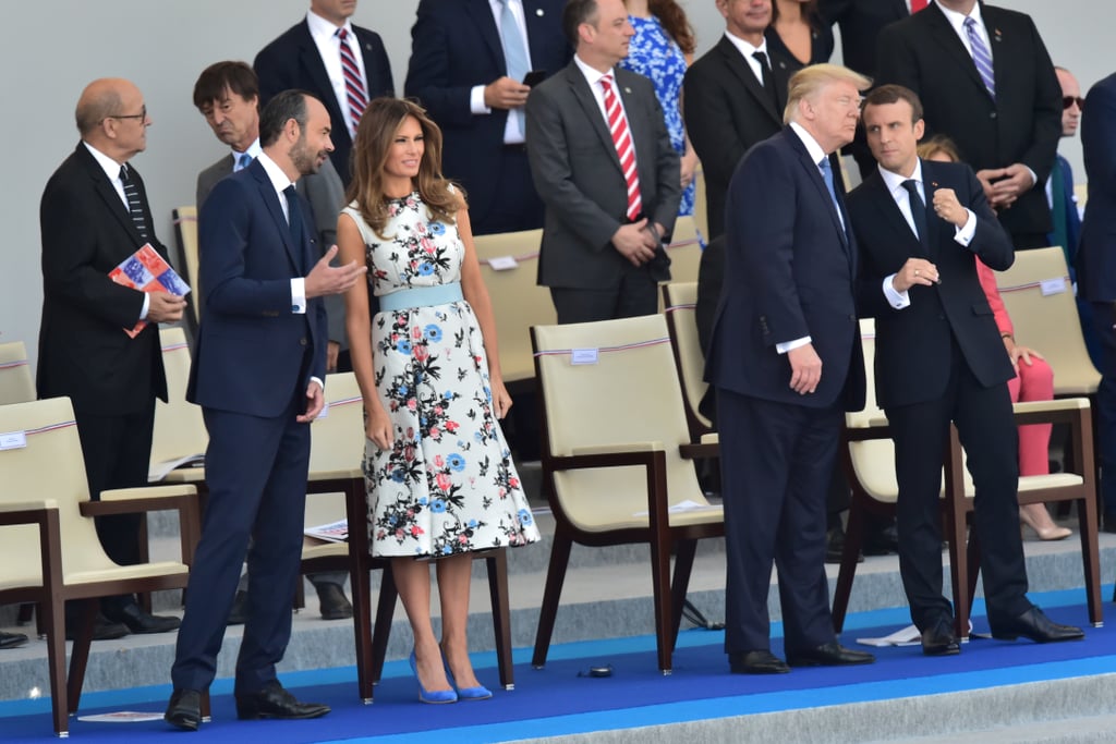 Melania Trump Valentino Dress Bastille Day 2017