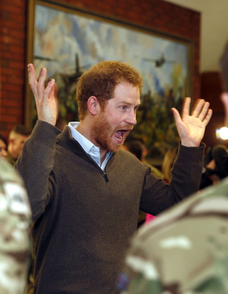 Prince Harry Visits Lancashire England February 2016