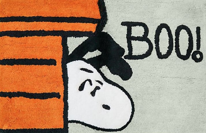 Peanuts Halloween Tufted Bath Rug 17 Fun Halloween Decorations To Add A Spooky Flair To Your Bathroom Popsugar Home Photo 15