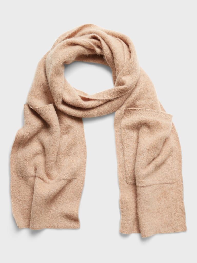 Banana Republic Brushed Cashmere Scarf with Pockets