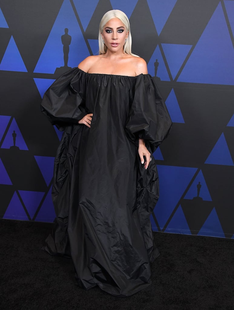Lady Gaga Valentino Dress at Govenors Awards November 2018