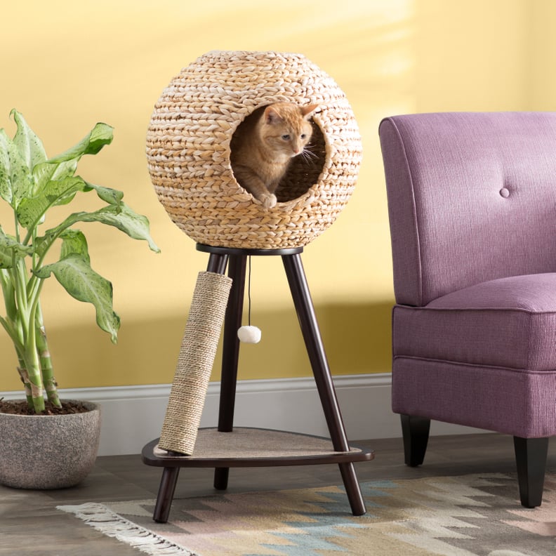 Adriana Sphere Scratch Post Cat Tree