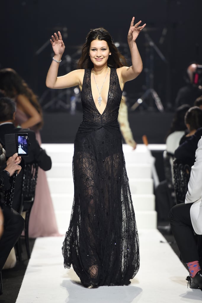 Wearing Diane von Furstenberg.